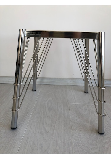 Metal, 40 Cm Krom Kaplama Sandalye Ayağı 2 Adet
