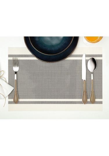 Madame Coco Adrianne Amerikan Servis Asr-0130,7x12,8x3,2cm-gri Gri