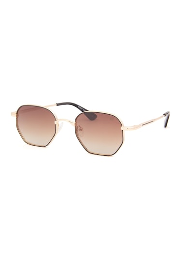 Hermod Ps33207-c101 50 Polarize Unisex Güneş Gözlüğü Altın