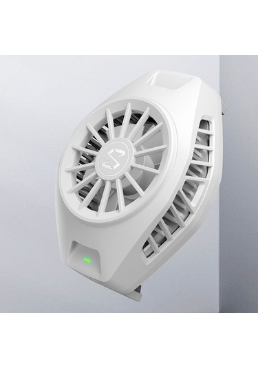 Reedark Xiaomi Black Shark Beyaz Telefon Soğutucu Klipsi - 67-88mm Uyumlu, 30db Düşük Gürültü, Type-c Arayüzlü Mini Radyatör