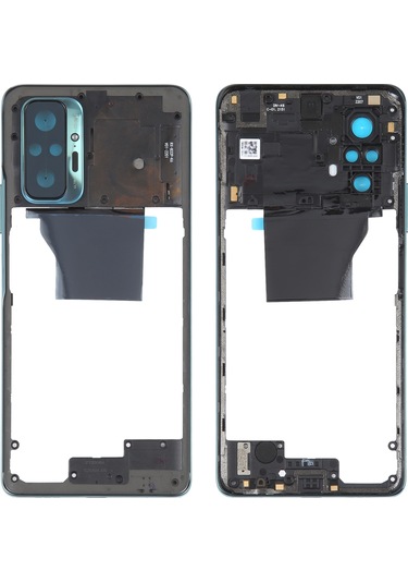 Xiaomi Redmi Note 10 Pro Max / Redmi Note 10 Pro / Redmi Note 10 Pro Hindistan İçin  Orta Çerçeve Çerçeve Plakası M2101k6p M2101k6g M2101k6ı Yeşil
