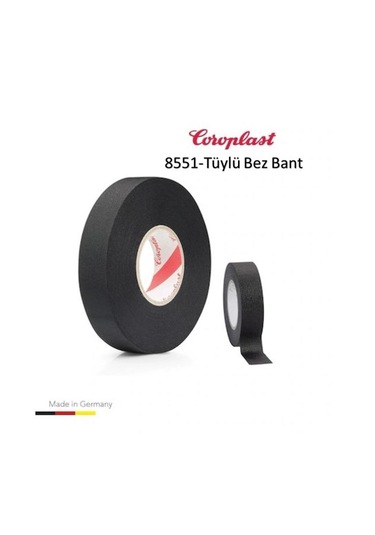 Coroplast Tüylü Bez Bant 19mm X 15 Metre 1 Adet Ref:8551