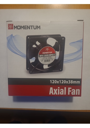 120x120x38 220v Soğutma Fanı Momentum