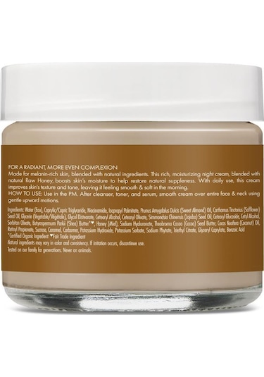 Shea Moisture Bal İçerikli Cilt Tonu Eşitleyici Gece Kremi 57GR