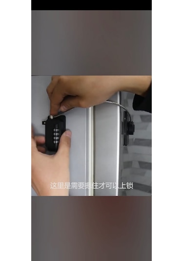 Bye Şifreli Yapışkanlı Çelik Halatlı Pvc Pencere Beyaz Çocuk Emniyet Kilidi 1 ADET