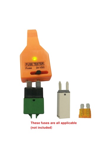 Neevoyu 12-24v Otomobil Sigorta Test Cihazı - Maxı, Ato/atc, Atm Uyumlu Plastik Çekici Ve Tester Turuncu