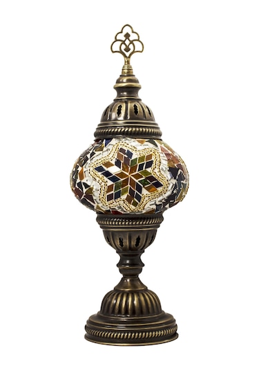 Dekoratif Mozaik Lamba El Yapımı Türk Lamba Dekoratif Cam Lamba  Abajur