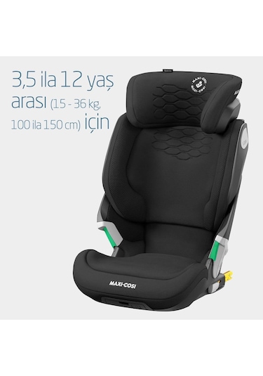 MaxiCosi Kore Pro Işık Sensörlü Adac'Lı İsofixli ISize 15-36 Kg Çocuk Oto Koltuğu Authentic Graphite