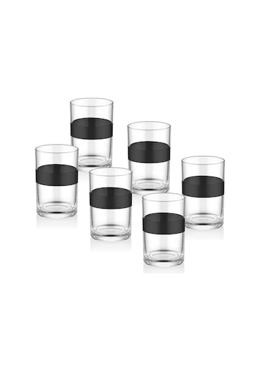 The Mia Dark Kahve Yanı Su Bardağı 6'lı Set