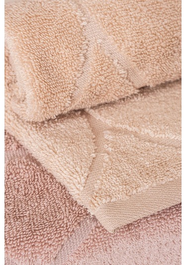 Varol Voli Serisi Micro Cotton 30x50cm 3 Lü Havlu Seti V1/30x503adet Gül Kurusu