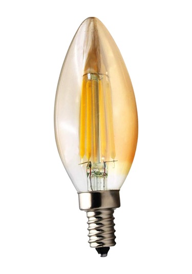 Amber C35 Rustik Led Filament Ampul 4w E14 Gün Işığı Dekoratif