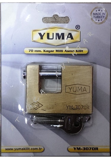 Yuma Kayar Pimli 70 Mm Asma Kilit