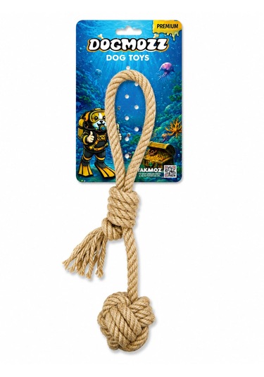 Dogmozz Premium 1 Boğumlu Toplu Diş Kaşıma İpi 30 Cm