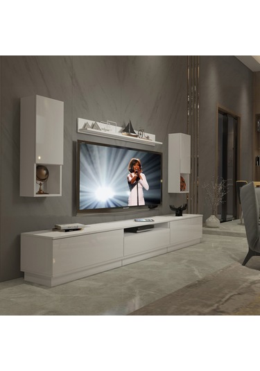 Decoraktiv Trendstyle 270das Mdf Tv Ünitesi Tv Sehpası Beyaz