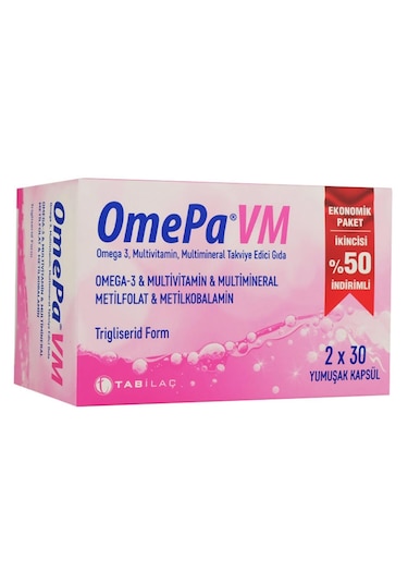 Tabilaç OmePa VM Multivitamin 2 x 30 Kapsül
