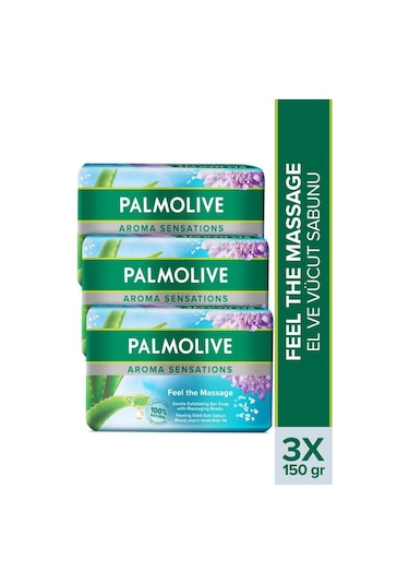 Palmolive Aroma Sensations Feel The Massage Natural Sabun 3 x 150 G