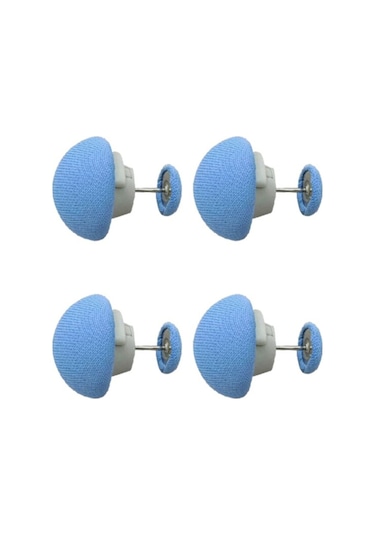 4 Adet Blue-4/8 Adet Nevresim Sabitleyici No-dökülme Mantar Şekli Çarşaf Köşe Klipsi No-deformasyon Ev Yurdu İçin Bir Düğme Kilit Açma