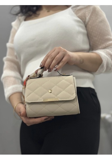 Biçomi Bej Cilt Zoje Çanta Bej