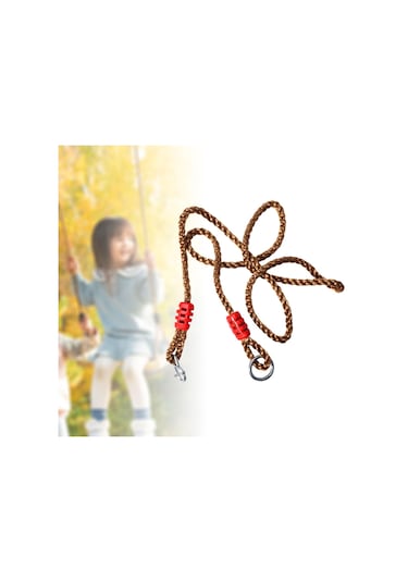 Suntek Açık Çim Asma Sandalye Için Salıncak Uzatma Halatı Kahverengi