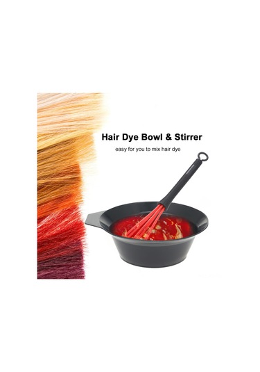 Reedark Ev Ve Salonda Kullanım İçin 7 Parça Saç Boyama Seti - Fırça 2 Adet , Tarak, Karıştırma Kase, Kulaklık, Eldiven Ve Karıştırıcı