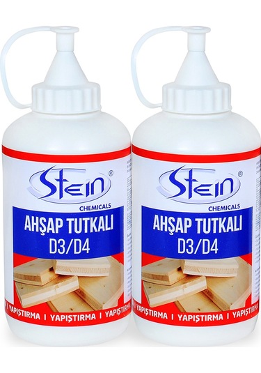 Stein D3 - D4 Şeffaf Süper Güçlü Ahşap Tutkalı 550 G