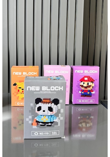 New Block Bricks 3d Puzzle Yapı Blokları Seti - Gezgin Panda