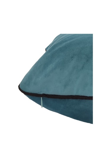 Biyeli Kırlent Yastık Kılıfı Akvaryum Mavisi 45 x 45