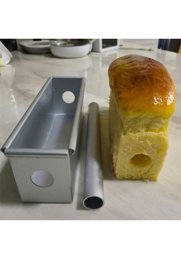 Uzun Tüplü Kek Kalıbı, Kalp Şekli, Gümüş Pişirme Aracı - Mükemmel Tatlar Gümüş