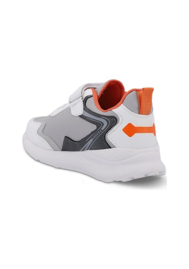 Slazenger KAOR KTN Çocuk Cırt Cırtlı Gri / Turuncu Günlük Spor Ayakkabısı
