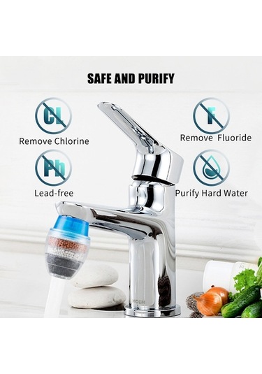 Yulong Reedark "5 Aşamalı Musluk Filtresi - Klor, Ağır Metaller