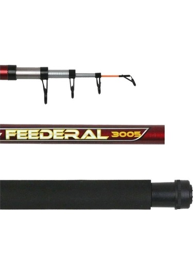 Federal Fiber Olta Kamışı 80-160 Gr Kırmızı 350 Cm 1 Adet