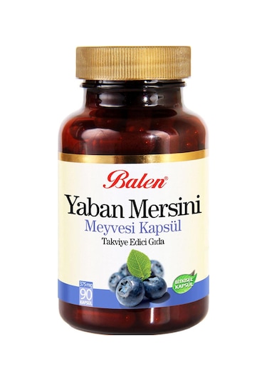 Balen Yaban Mersini Meyvesi 375 Mg 90 Kapsül 2 Adet