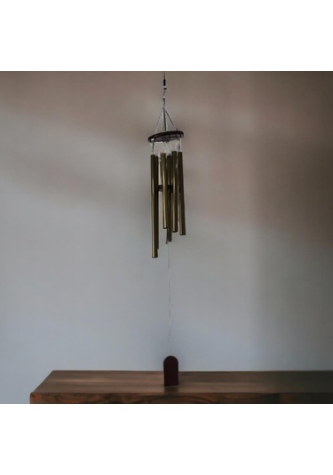 T.concept Zilli Rüzgar Çanı Metalik Ev Dekorasyounu 96 Cm