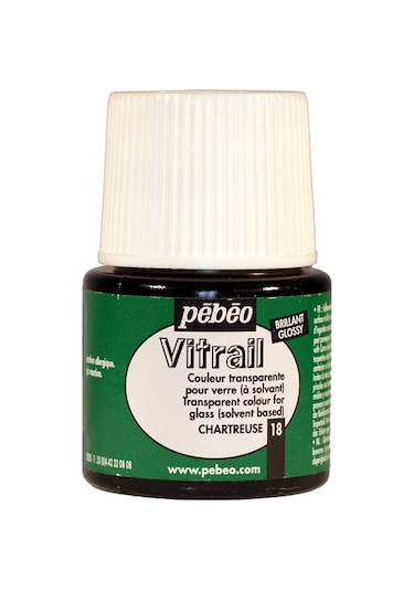 Pebeo 050/18 Cam Boyası Vitrail 45 ML.şişe Şartröz