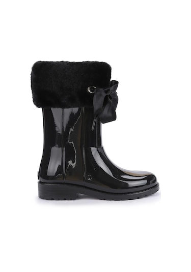 Igor Campera Charol Soft Kız Çocuk Su Geçirmez Yağmur Kar Çizmesi W10239 Siyah 001