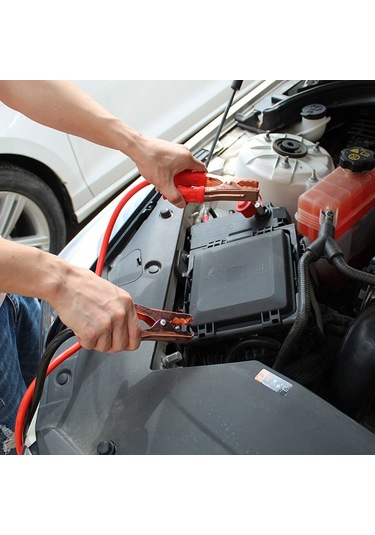 Aubyhe 1000a Akıllı Araba Akü Bağlantı Kablosu, Suv Ve Kamyonlar İçin Soğuk Dayanıklı Pvc+bakır Teli, 2 Metre Uzunlukta Güvenli Başlatma Kiti