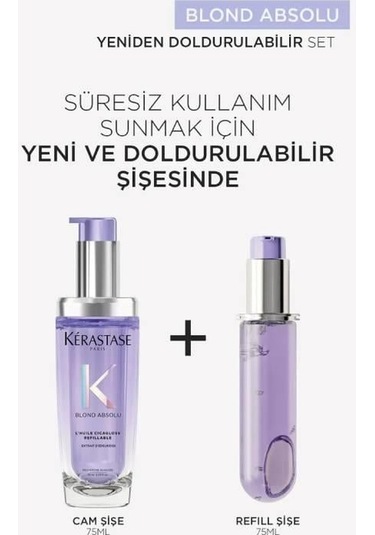 Blond Absolu L'huile Cicagloss Sarı Saçlar Için Saç Bakım Yağı 75 Ml