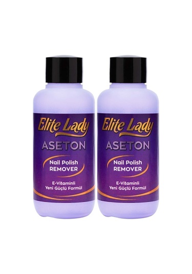Elite Lady E Vitaminli Tırnak Güçlendirici Aseton 2 x 125 ML