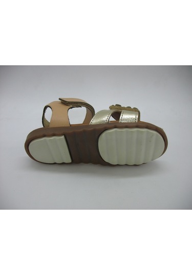 Piarmoni 01219 Deri Ortopedik Altın Sandalet 21-25 Bej