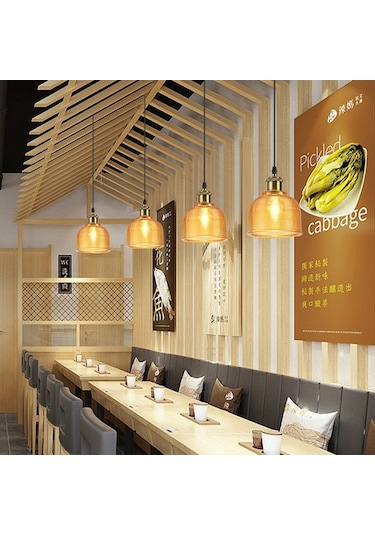 Cbtx 5w Yatak Odası Bar Küçük Avize Işığı - Kırmızı