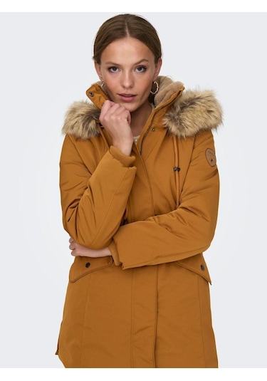 Only Bayan Parka 15300627 Tarçın Kahverengi