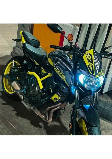 Mt 07 Neon Yeşil 2018 - 2019 Full Sticker Kit Set Çok Renkli