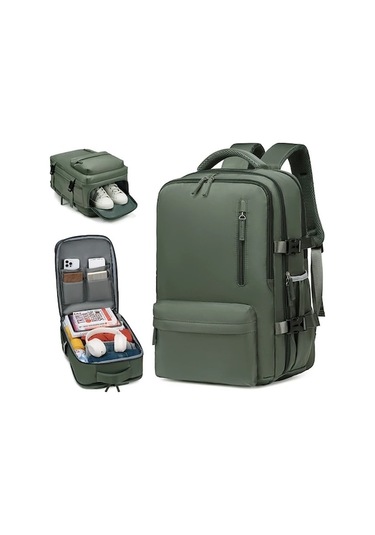 Fastbuy Hightower Askeri Yeşil Kadın Laptop Çantası 15.6 İnç, Haki Yeşili Haki Yeşili