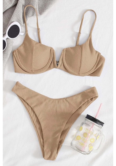 Angelsin V Göğüs Dekolteli Bikini Üstü 001