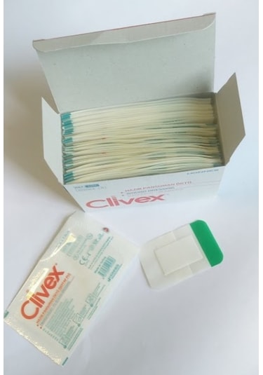 Clivex C6107P Şeffaf Steril Pansuman Yara Örtü 5 x 7.5 CM 50 Adet