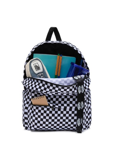 Vans Old Skool Check Backpack Unisex Sırt Çantası Vn000h4xy281 Siyah