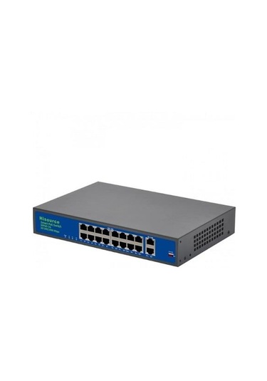 Hisource Hi F1620Gbl A 16 Port 10/100 2 10/100 Uplink Poe 250W Sw