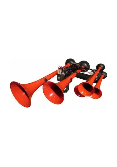 Metal 5 Borulu Dadan Korna Hido 12 Volt