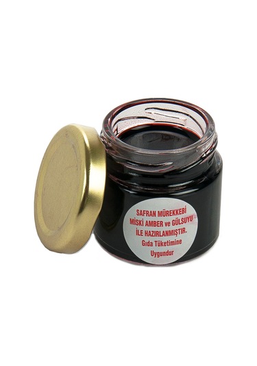 Kırmızı Safran Mürekkebi ve Lacivert Renk Safran Kalemi Seti 40 g