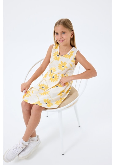 Rolypoly Kız Çocuk Krem Elbise 5274-49675 Krem